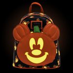 Disney Mickey-O-Lantern Glow in the Dark Mini Backpack, , hi-res view 2