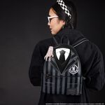 Wednesday Addams Exclusive Nevermore Cosplay Mini Backpack, , hi-res view 3