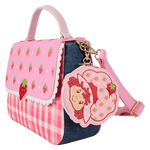 Strawberry Shortcake Denim Gingham Crossbody Bag with Coin Bag, , hi-res view 3