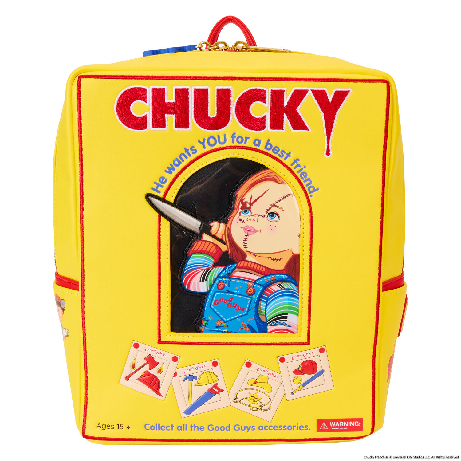 Buy Chucky Good Guys Box Mini Backpack at Loungefly