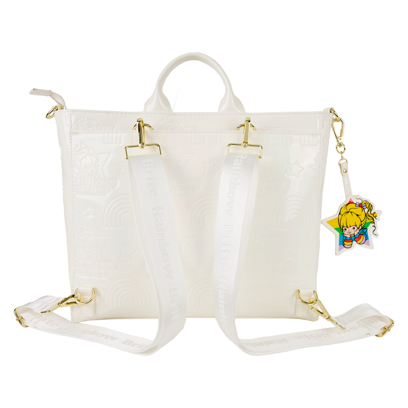 Rainbow Brite™ Iridescent Convertible Backpack & Tote Crossbody Bag, , hi-res view 6