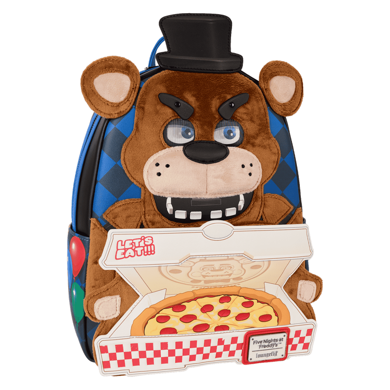Five Nights at Freddy's Freddy Fazbear Plush Cosplay Lenticular Mini Backpack, , hi-res view 4