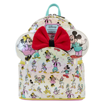 Disney100 Mickey & Friends Classic All-Over Print Iridescent Mini Backpack With Ear Headband, , hi-res view 1