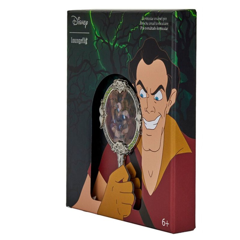 Beauty and the Beast Gaston Villains Scene Lenticular Pin, , hi-res image number 7