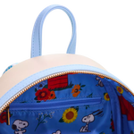 Peanuts Snoopy Doghouse Floral Gingham Mini Backpack, , hi-res view 4