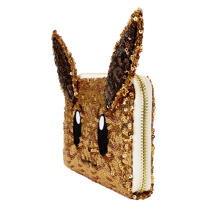 Pokémon Exclusive Eevee Sequin Cosplay Zip Around Wallet, , hi-res view 4