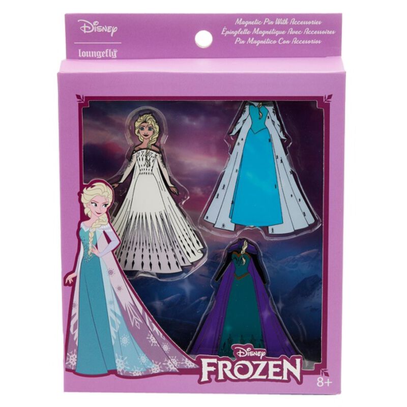 Elsa Paper Dolls Magnetic Pin Set, , hi-res image number 1