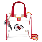 NFL Kansas City Chiefs Clear Convertible Backpack & Tote Bag, , hi-res view 1