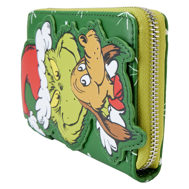 Dr. Seuss' How the Grinch Stole Christmas! Santa Cosplay Zip Around Wallet, , hi-res view 2