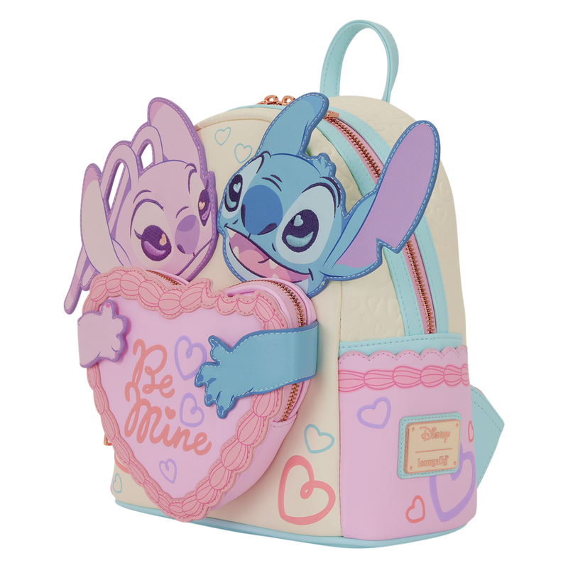 Stitch & Angel Be Mine Mini Backpack, , hi-res view 5