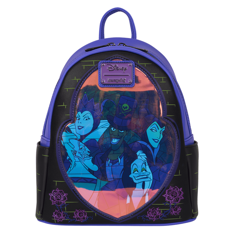 Disney Villains Exclusive Stained Glass Glow Mini Backpack, , hi-res view 2