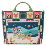 Mickey Friends Holiday Convertible Backpack Tote Crossbody Bag