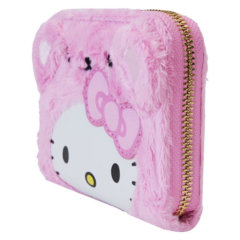 Sanrio Exclusive Hello Kitty Teddy Bear Cosplay Plush Zip Around Wallet, , hi-res view 4
