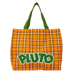 Pluto 95th Anniversary Plaid Canvas Tote Bag, , hi-res view 5