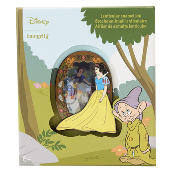 Snow White Lenticular Princess Series 3" Collector Box Pin, Image 1