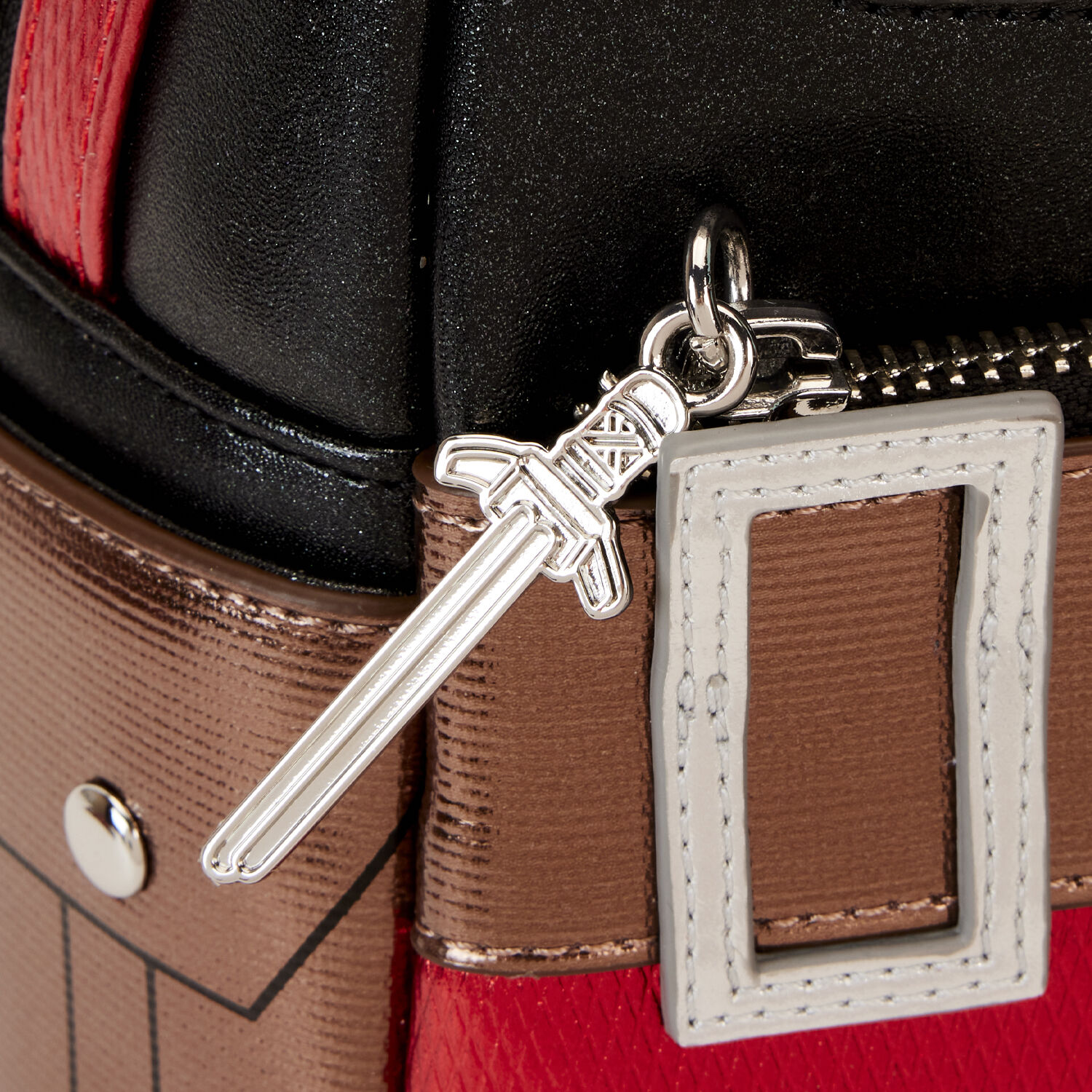 Buy Marvel Metallic Deadpool Cosplay Mini Backpack at Loungefly