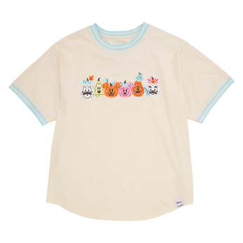 Mickey & Friends Jack-o'-Lantern Glow Sporty Tee, Image 1