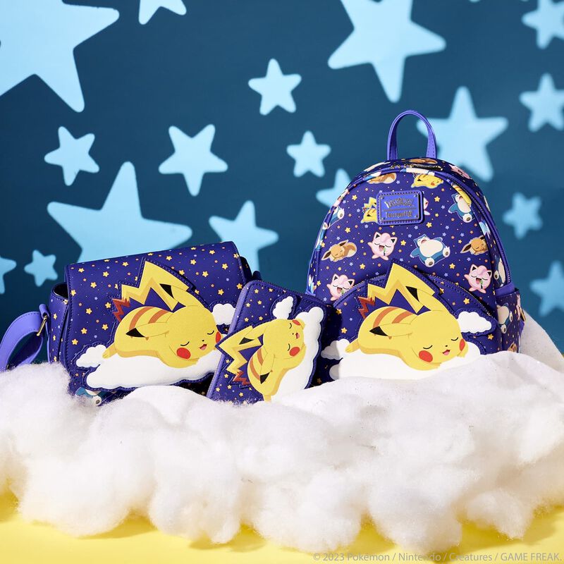 Sleeping Pikachu and Friends Mini Backpack, , hi-res view 2