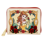 Beauty and the Beast Exclusive Belle Floral Zip Around Wallet, , hi-res view 1