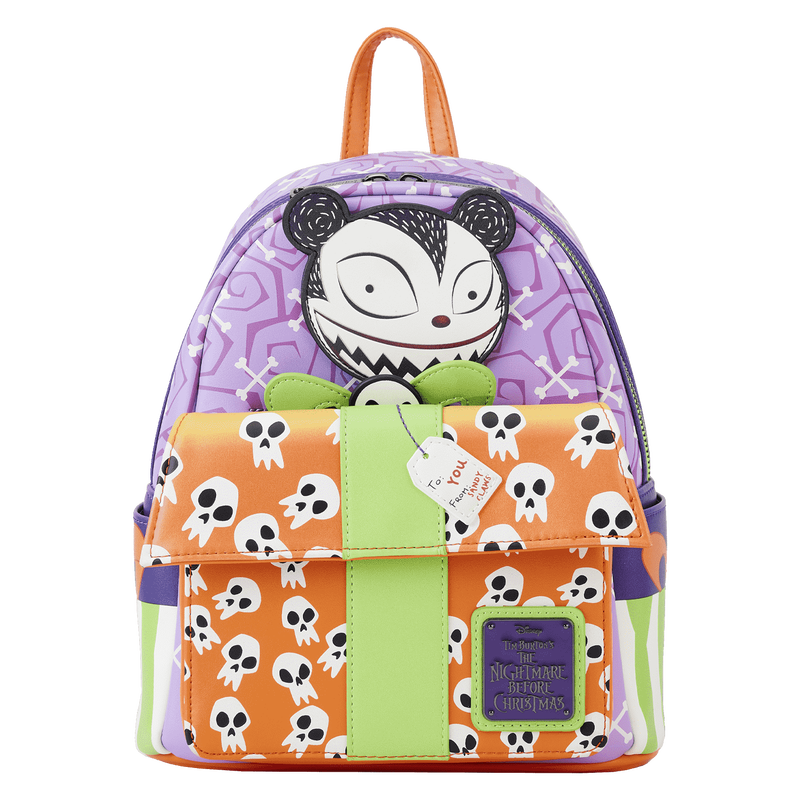 Nightmare Before Christmas Scary Teddy Present Mini Backpack, , hi-res view 1