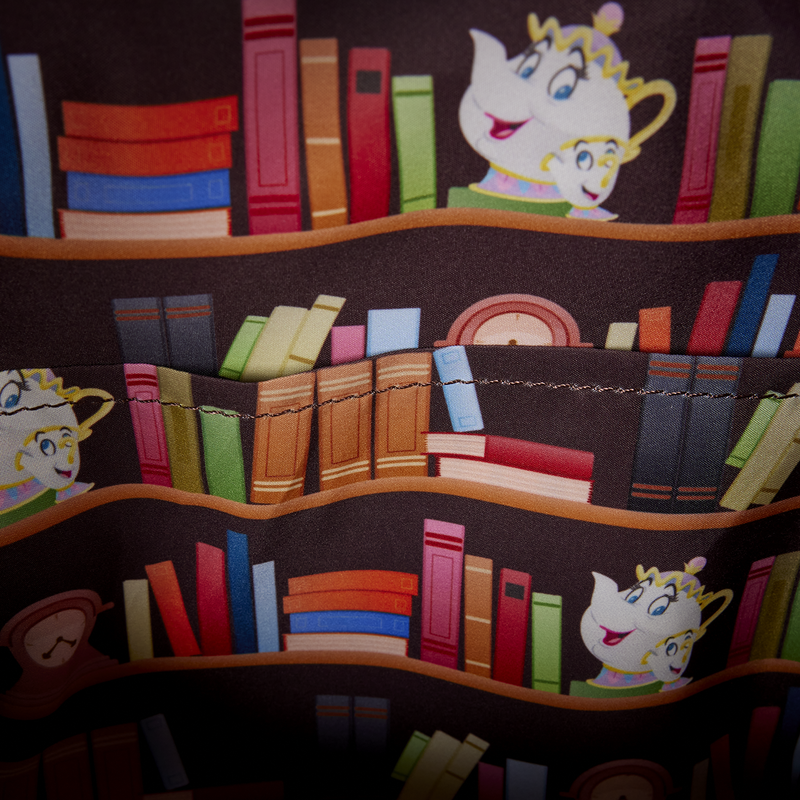 D23 Exclusive Beauty and the Beast Belle Book Shop Mini Backpack, , hi-res view 9