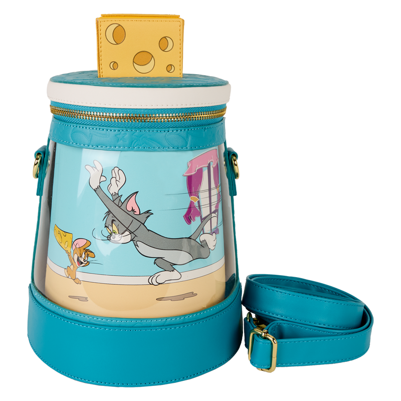 Tom and Jerry Spinning Scene Crossbody Bag, , hi-res view 1