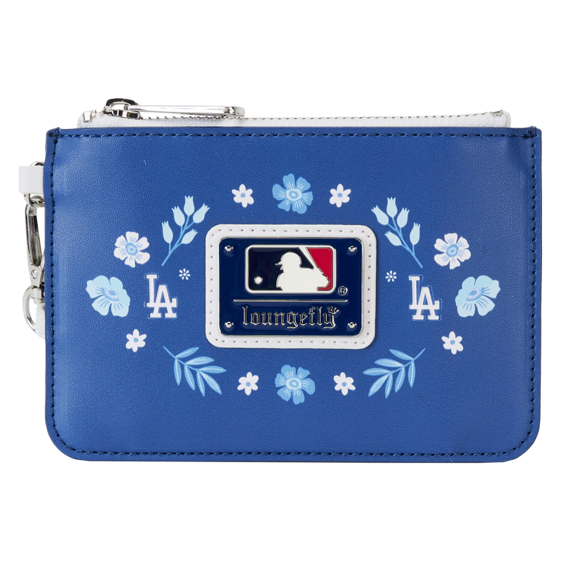 MLB Los Angeles Dodgers Floral Card Holder Wristlet Clutch, , hi-res view 5