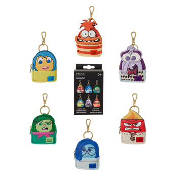 Inside Out Cosplay Mystery Mini Backpack Keychain Charm, , hi-res view 1