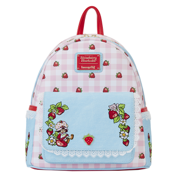 Strawberry Shortcake Denim Pocket Mini Backpack, Image 1