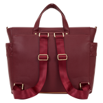 Loungefly The Mo Red Convertible Backpack & Tote Crossbody Pin Trader Bag, , hi-res view 6