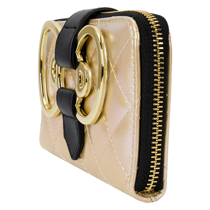 Sanrio Hello Kitty 50th Anniversary Gold Zip Around Wallet, , hi-res view 4