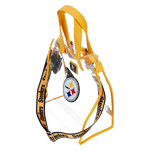 NFL Pittsburgh Steelers Clear Convertible Backpack & Tote Bag, , hi-res view 5