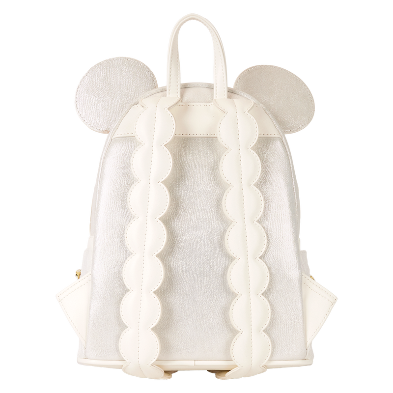 Minnie Mouse Iridescent Lace Wedding Mini Backpack, , hi-res view 7