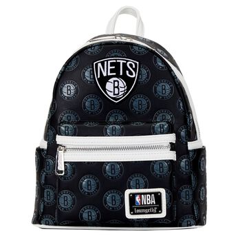 NBA Brooklyn Nets Logo Mini Backpack, Image 1