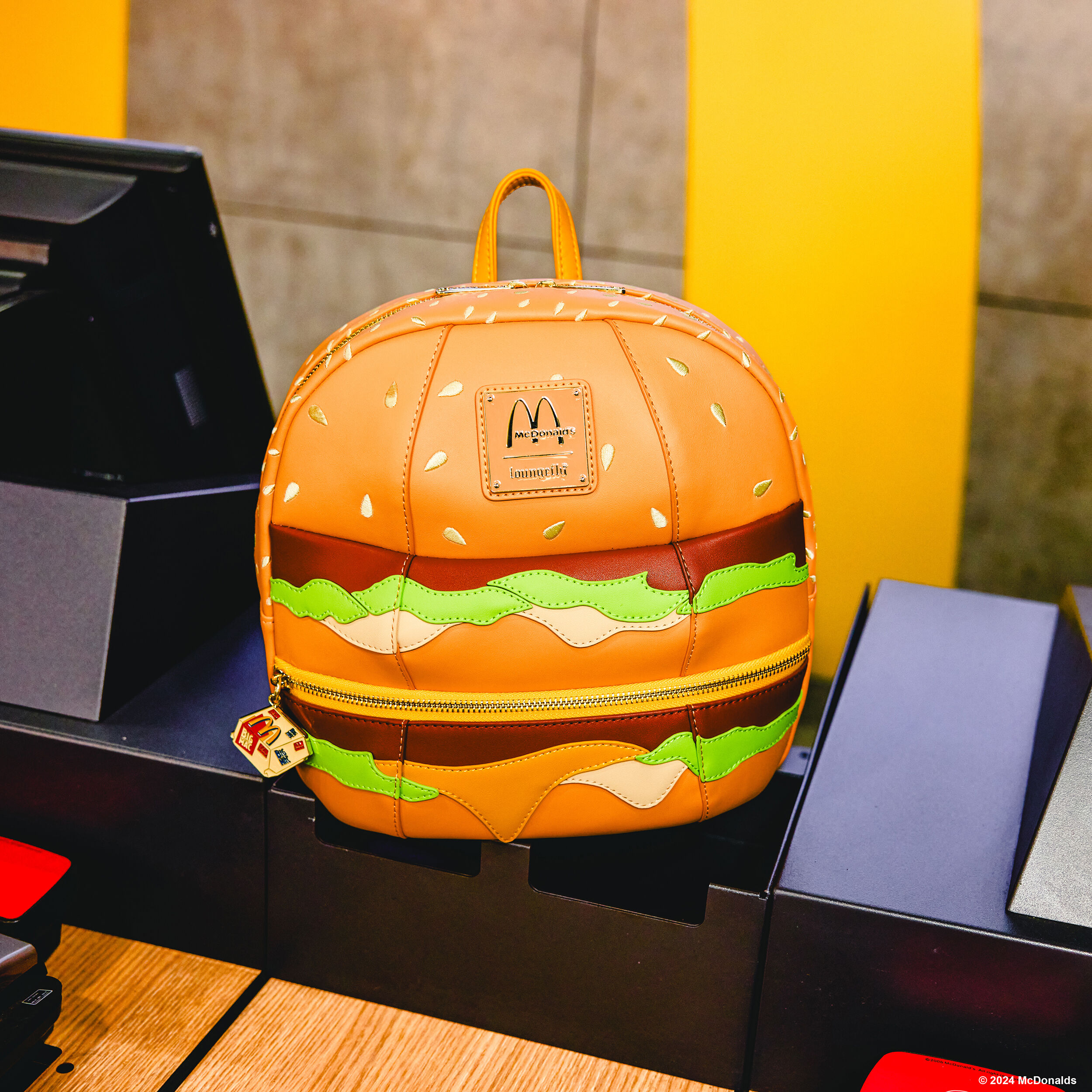 McDonald's Big Mac Figural Mini Backpack