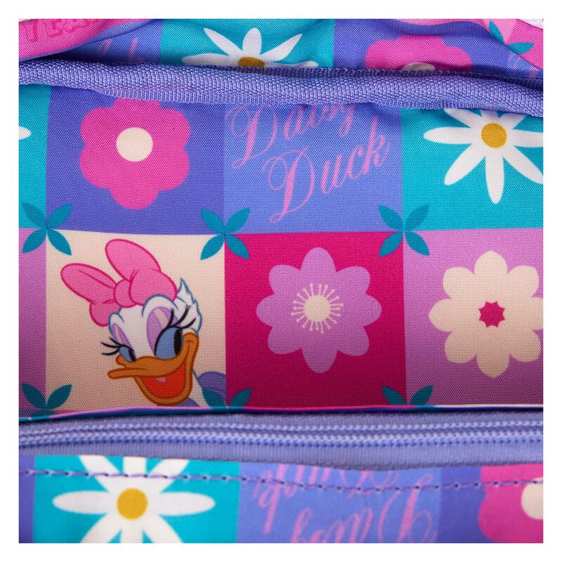Daisy Duck 85th Anniversary Nylon Mini Tote Crossbody Bag, , hi-res view 8