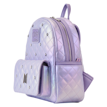 Funko Pop! By Loungefly BTS Logo Iridescent Purple Mini Backpack, Image 2