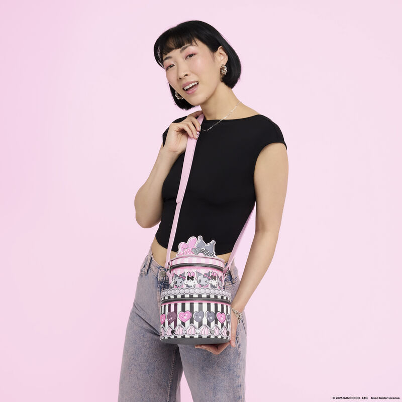 Sac à Cordon Bandoulière Hello Kitty Sanrio Fuwa Fuwa Snow Rabbit Sac à Cordon Bandoulière Hello Kitty Sanrio Fuwa Fuwa Snow Rabbit