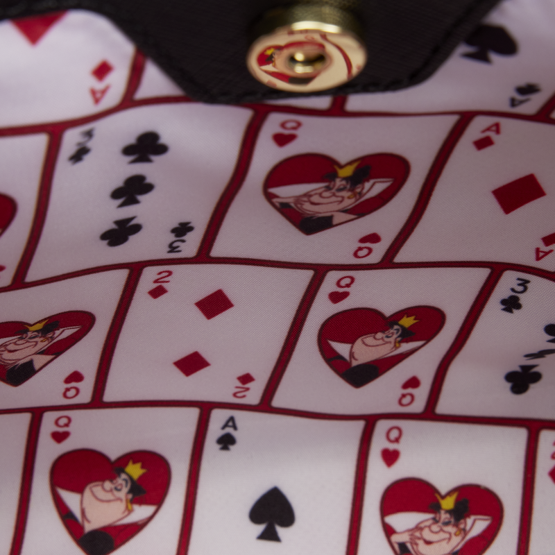 Alice in Wonderland Exclusive Queen of Hearts Crossbody Bag, , hi-res view 9