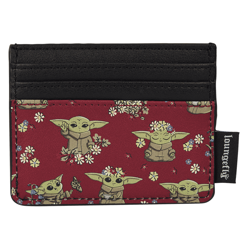The Mandalorian Exclusive Grogu Floral All-Over Print Card Holder, , hi-res view 2