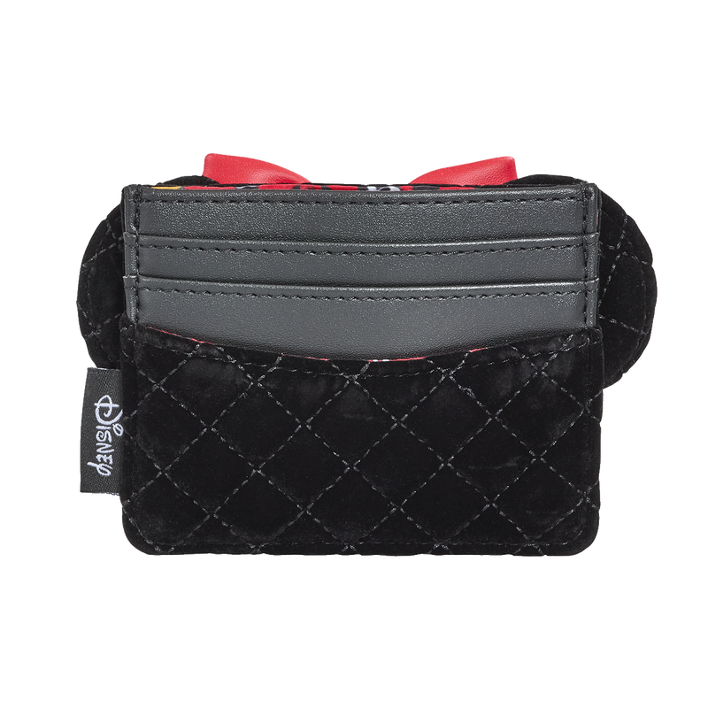Minnie Mouse Quilted Velvet Cardholder, , hi-res view 3