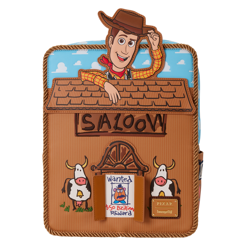 Toy Story 30th Anniversary Woody Saloon Mini Backpack, , hi-res view 4