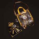 NFL Pittsburgh Steelers Clear Convertible Backpack & Tote Bag, , hi-res view 3