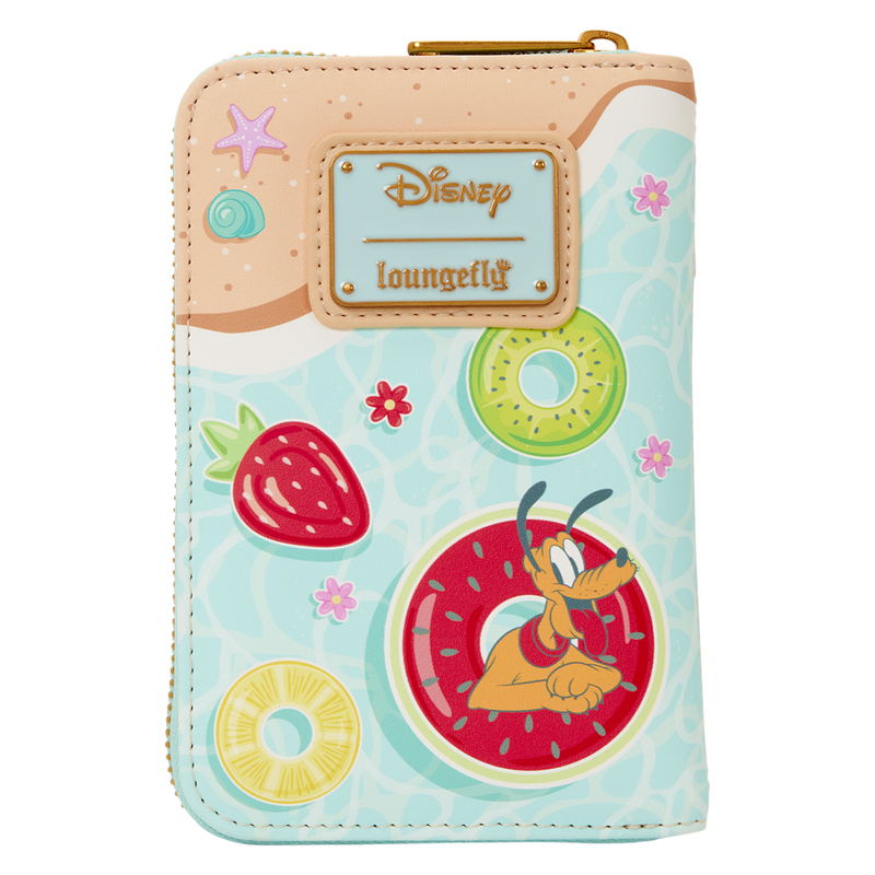 Mickey & Minnie Beach Fun Zip Around Wallet, , hi-res view 5