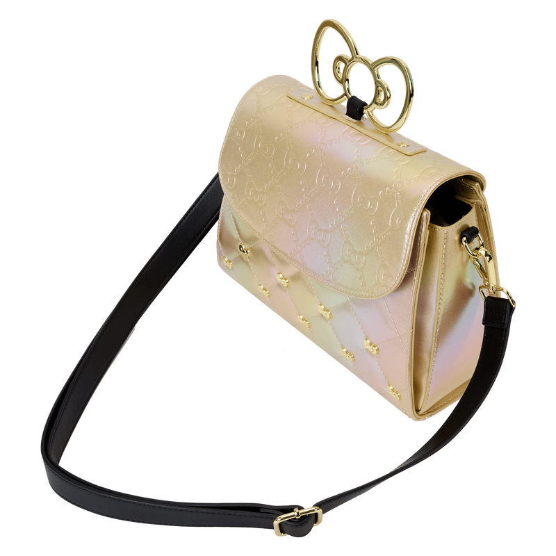 Sanrio Hello Kitty 50th Anniversary Metallic Gold Crossbody Bag, , hi-res view 5
