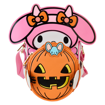 Sanrio My Melody Pumpkin Crossbuddies® Cosplay Crossbody Bag with Coin Bag, Image 2