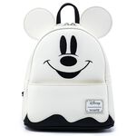Loungefly X Disney Ghost Mickey Glow In The Dark Cosplay Mini Backpack, , hi-res view 1