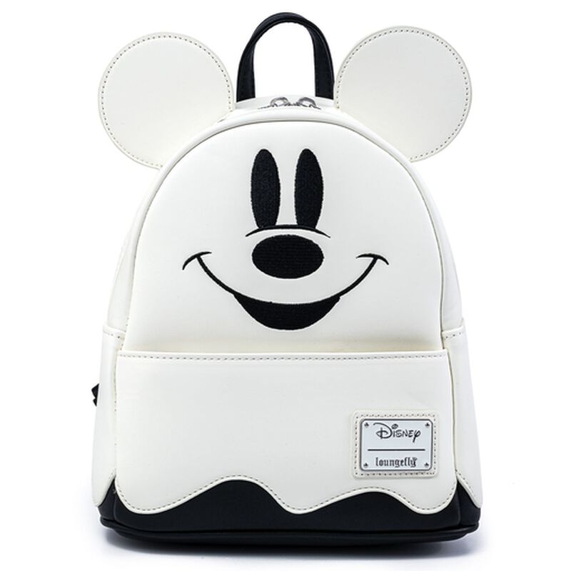 Loungefly X Disney Ghost Mickey Glow In The Dark Cosplay Mini Backpack, , hi-res view 1