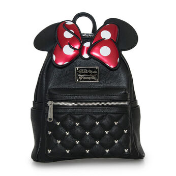 Minnie Mouse Classic Bow Quilted Texture Ear Mini Backpack, Image 1
