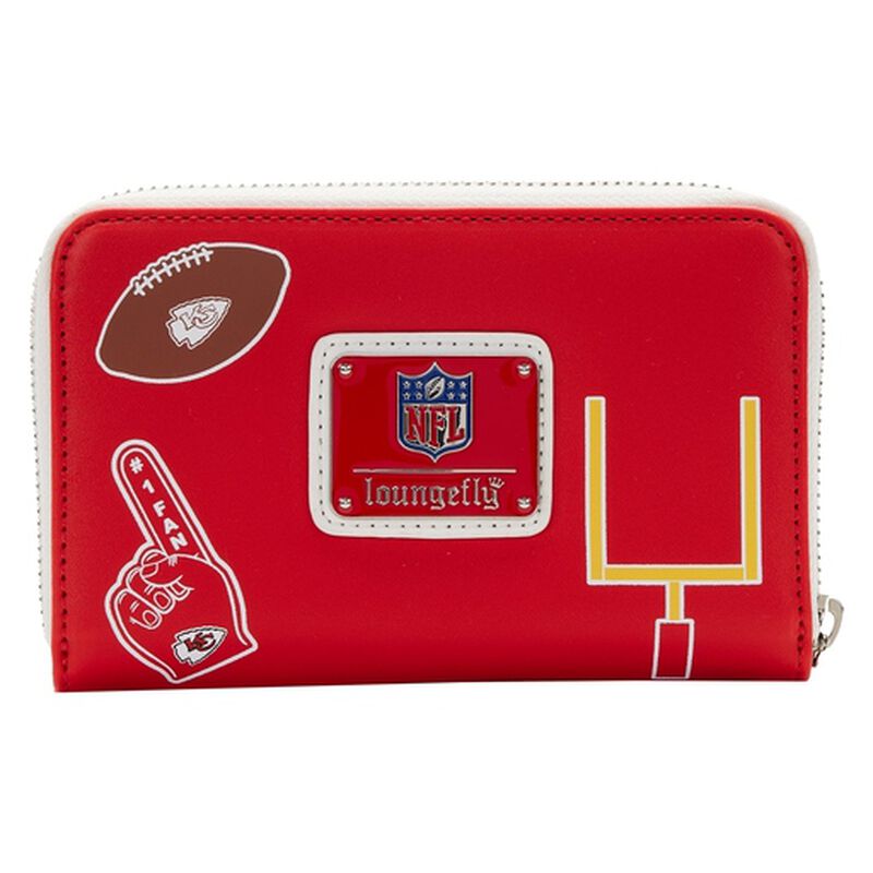NFL Kansas City Chiefs Patches Zip Around Wallet, , hi-res image number 3